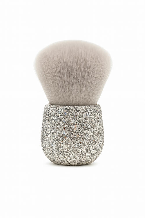 Glitter Kabuki Dust Brush - Grey