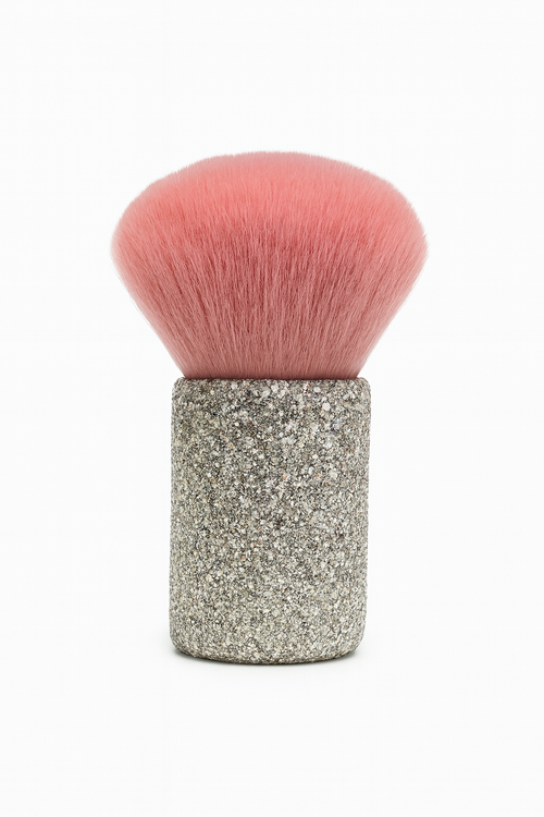 Glitter Kabuki Dust Brush - Pink