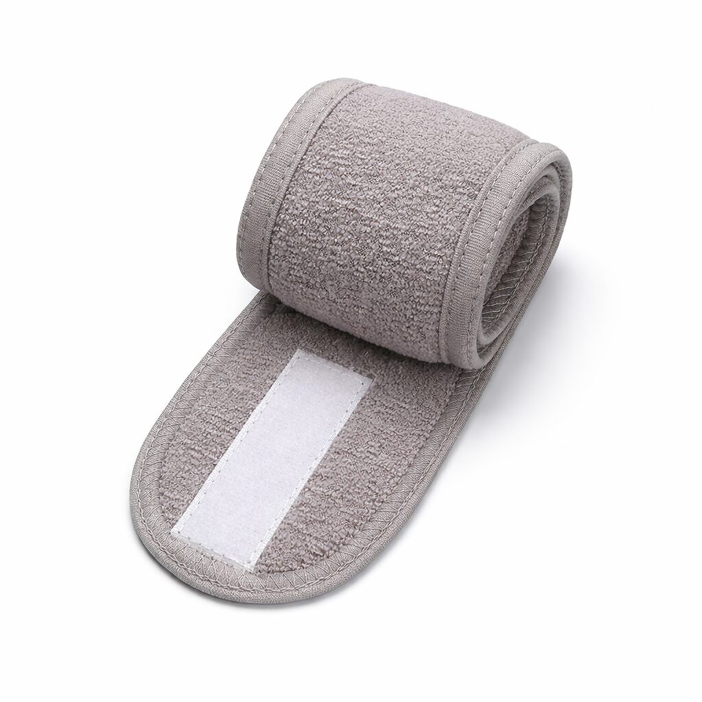 Adjustable Facial Headband - Gray
