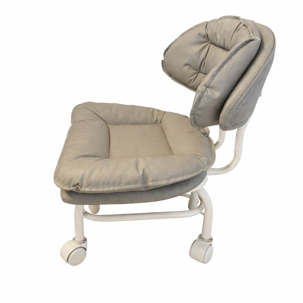 Pedicure Technician Rolling Chair - Grey