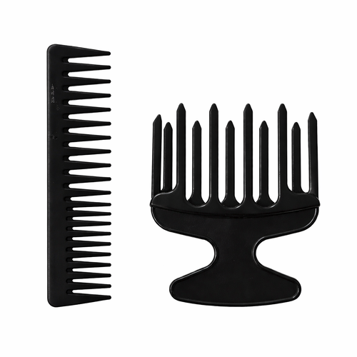 Hair Pick & Wide Tooth Comb Set