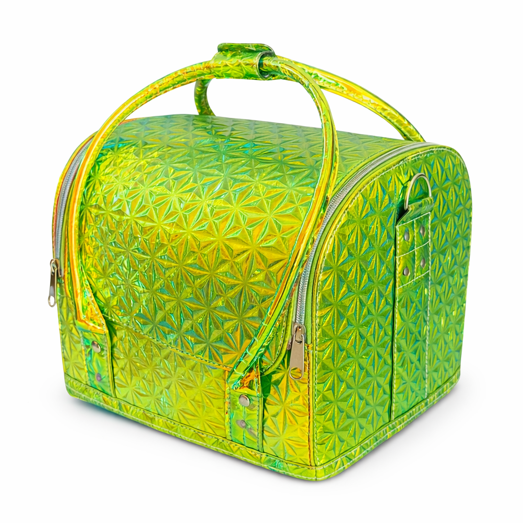 Holographic Makeup Bag - Yellow