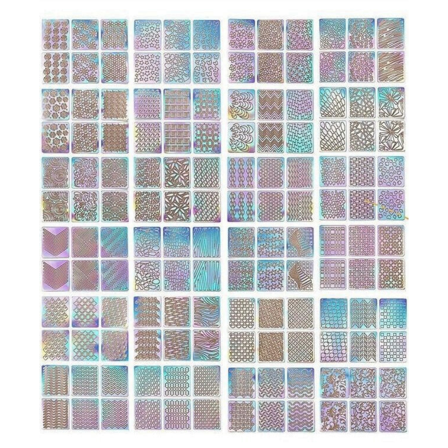 Holographic Nail Art Sticker Set