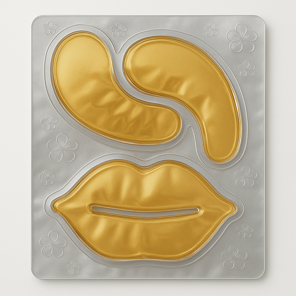 Hydrogel Lip & Under-Eye Mask Set - Gold