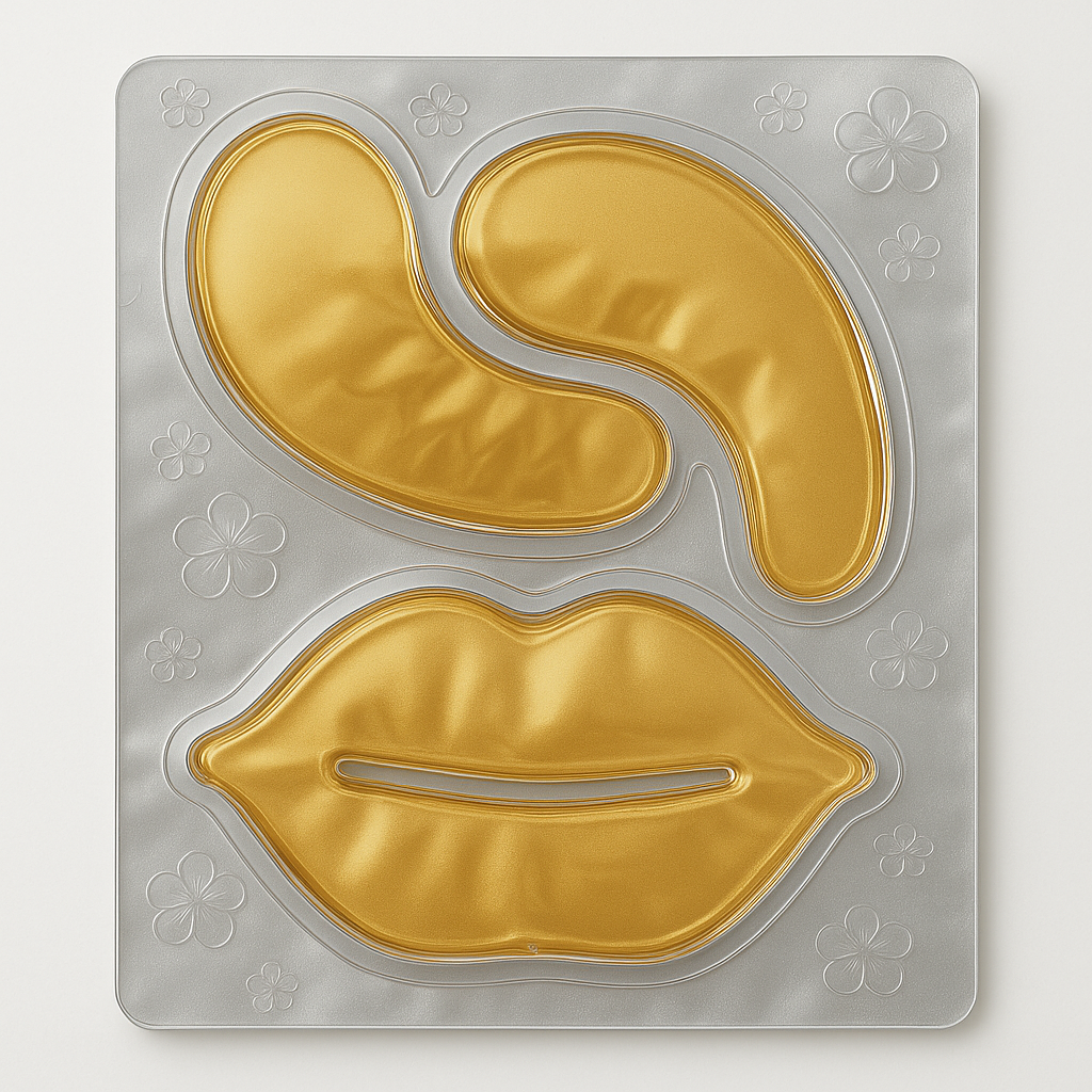 Hydrogel Lip & Under-Eye Mask Set - Gold