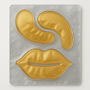 Hydrogel Lip & Under-Eye Mask Set - Gold