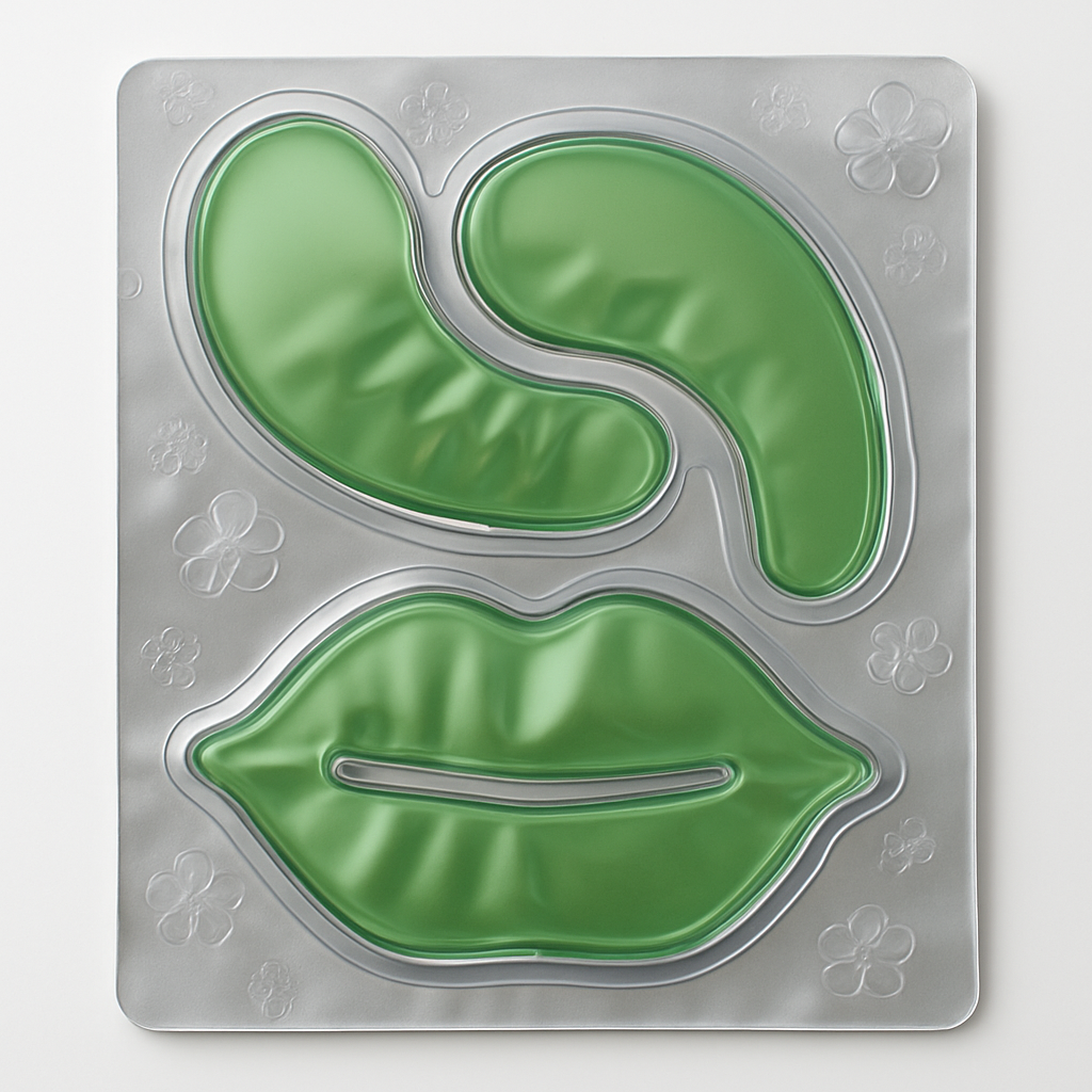 Hydrogel Lip & Under-Eye Mask Set - Green