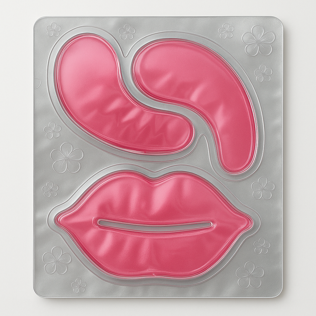 Hydrogel Lip & Under-Eye Mask Set - Pink