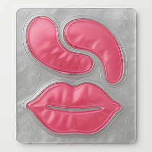 Hydrogel Lip & Under-Eye Mask Set - Pink