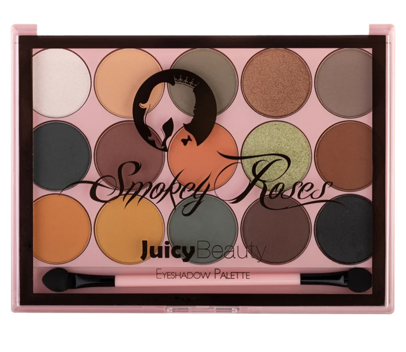 Juicy Beauty Smokey Roses Eyeshadow Palette - 900-Deep onyx