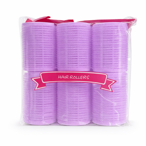Self-Grip Hair Rollers Set - Large Purple