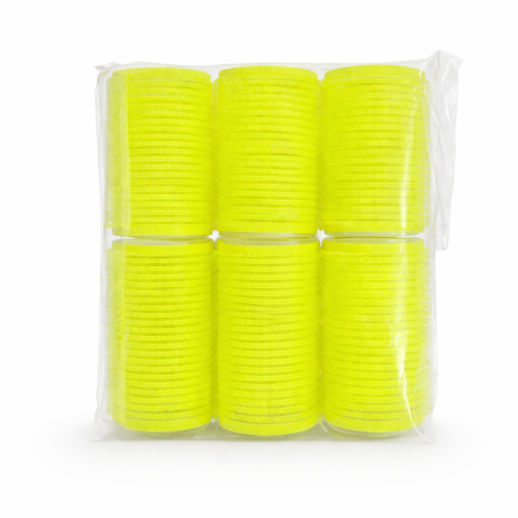 Self-Grip Hair Rollers Set - Large Yellow
