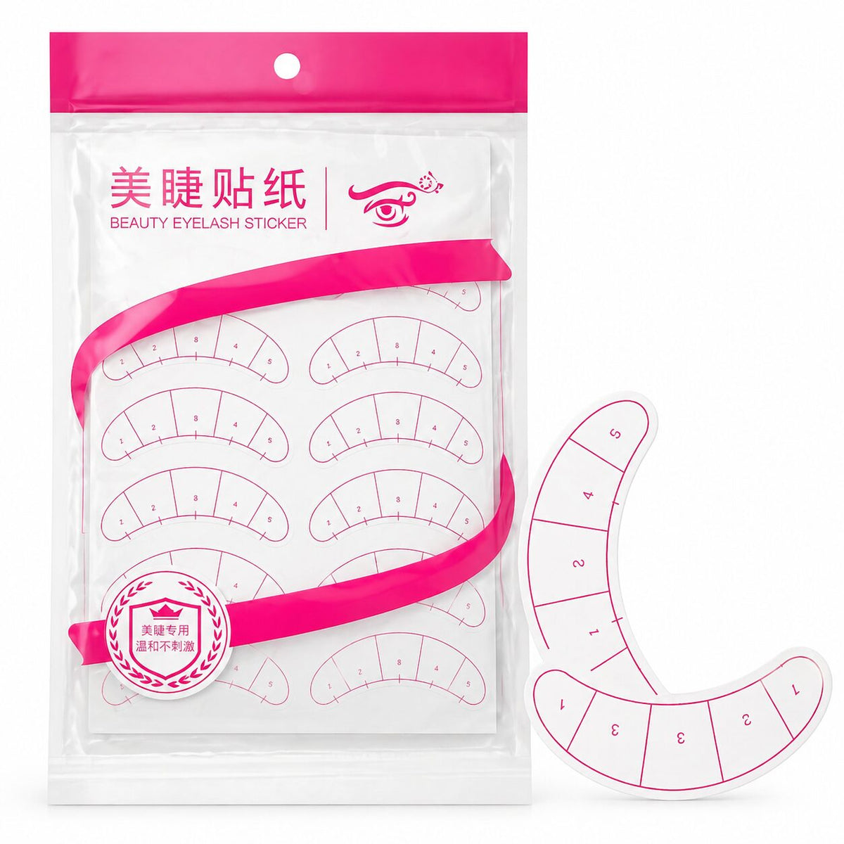 Lash Extension Mapping Stickers