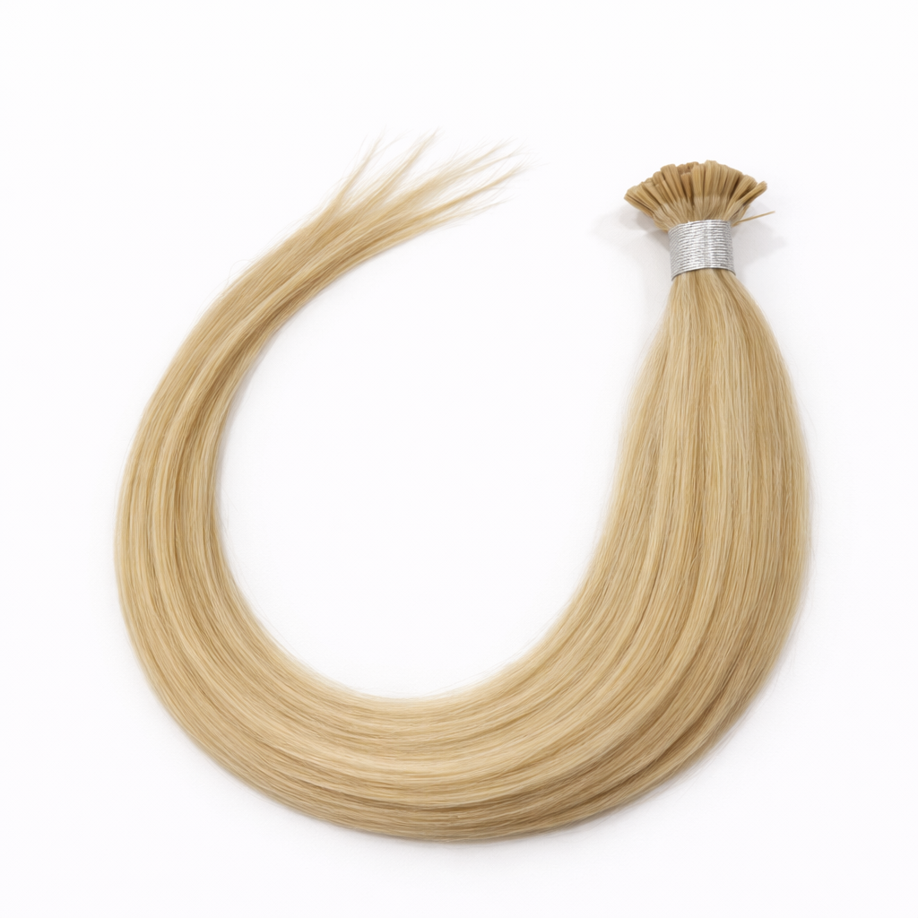 100 Pre-Bonded Hair Extensions Strands - Light Blonde