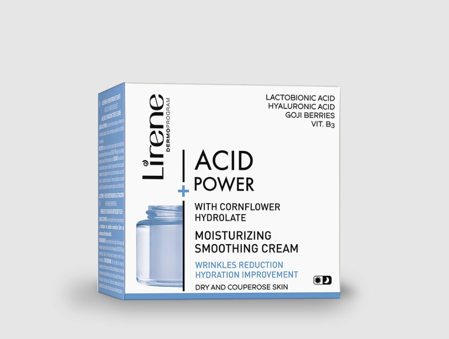 Lirene Acid Power Moisturising & Smoothing Cream