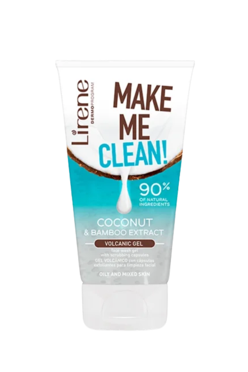 Lirene Coconut & Bamboo Extract Volcanic Face Wash Gel