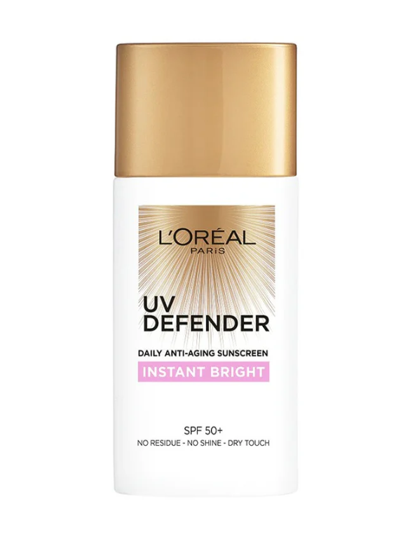 L’Oréal UV Defender Sunscreen SPF 50 - Instant bright