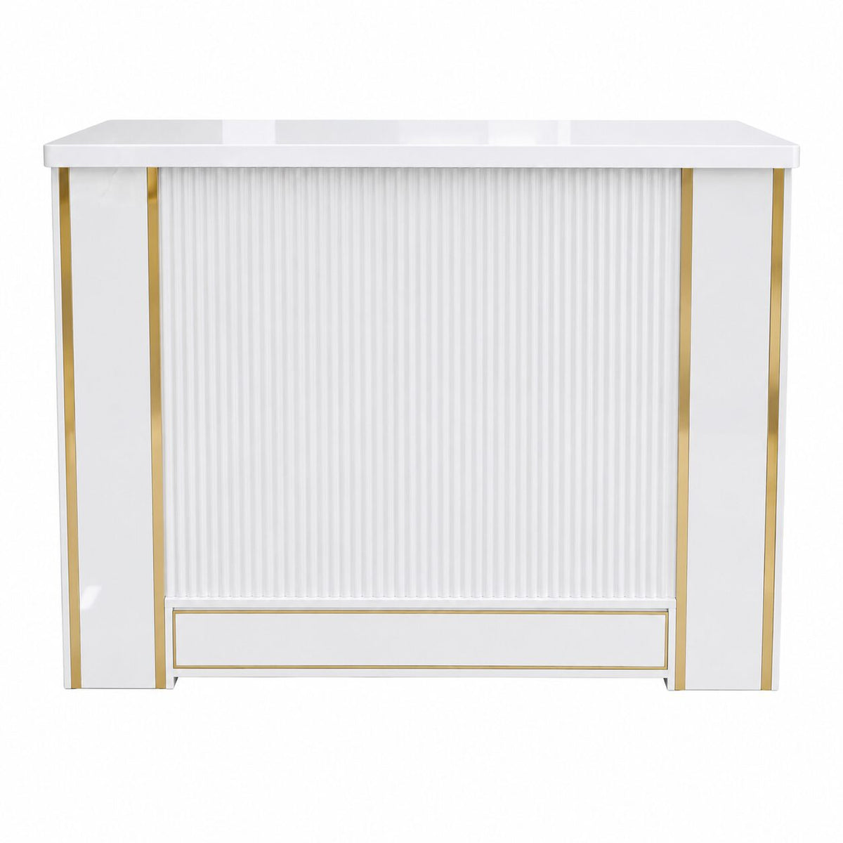 Luxury White Reception Desk
