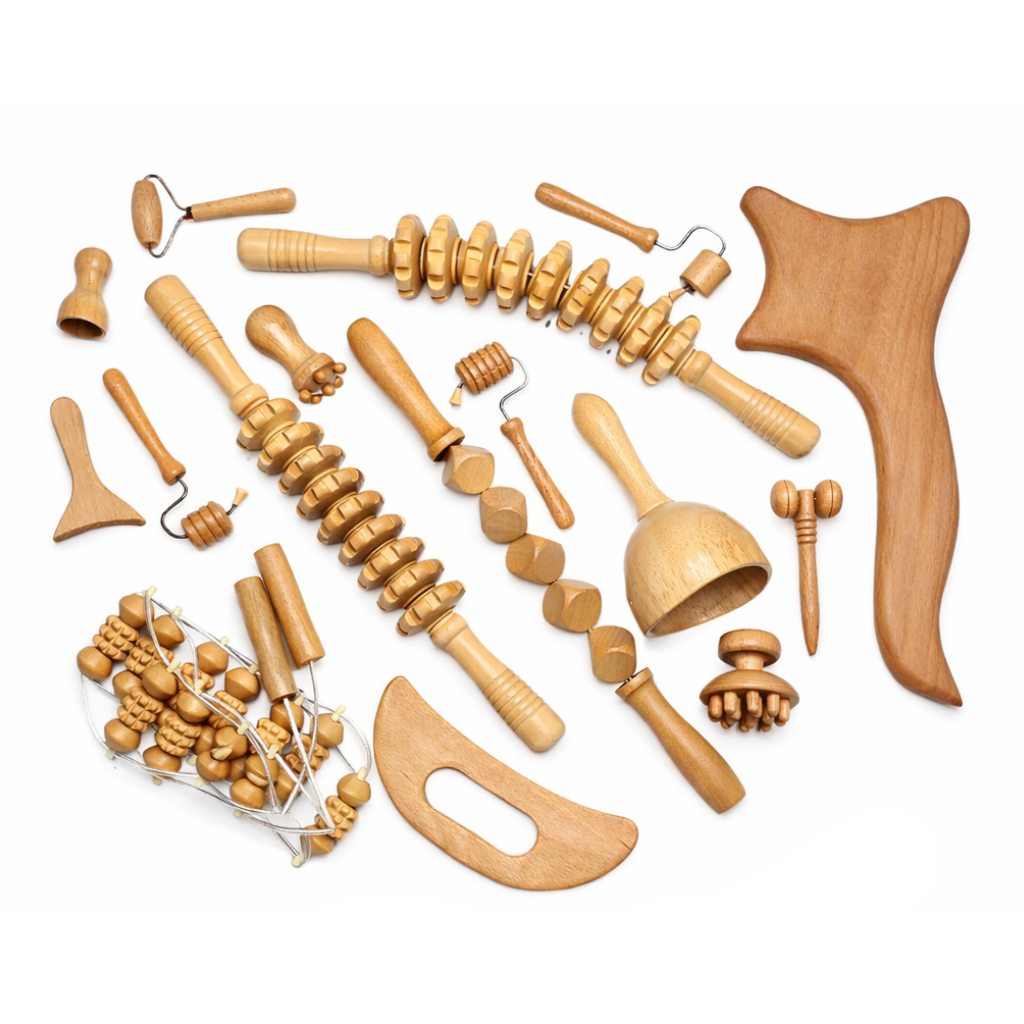 Maderotherapy Massage Tools Set - 16 Pieces