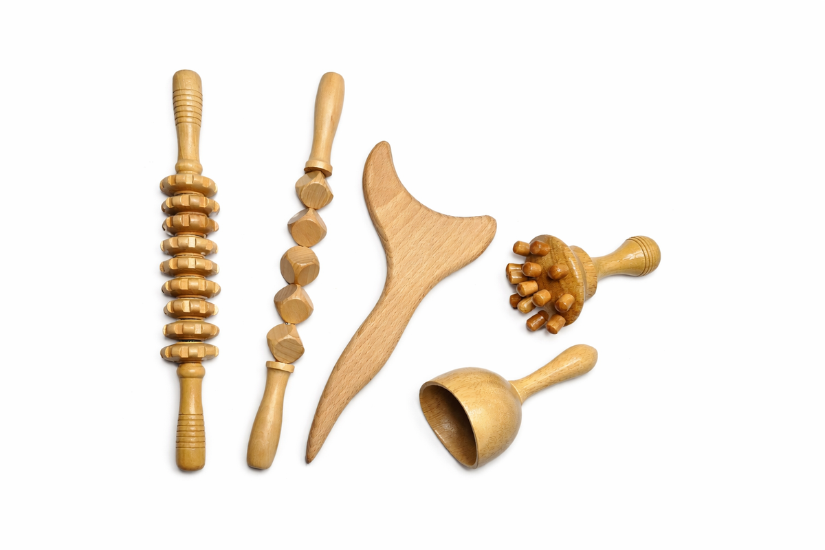 Maderotherapy Massage Tools Set - 5 Pieces