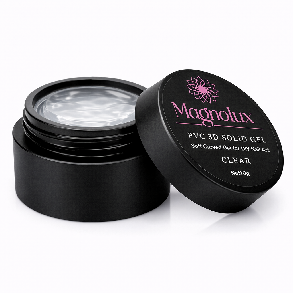 Magnolux 3D Solid Gel for Nail Art - Clear