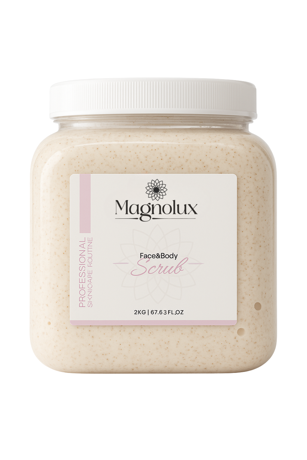 Magnolux Face & Body Scrub 2KG - Peach