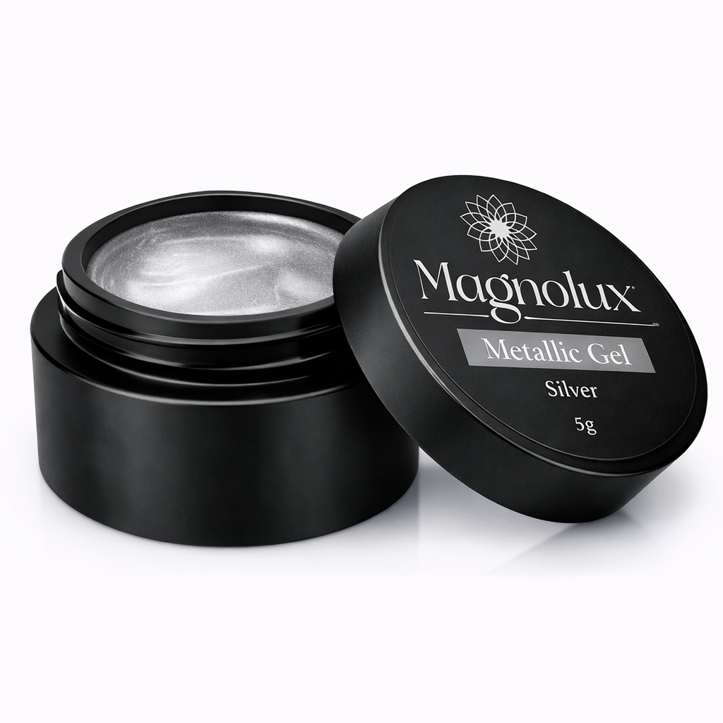Magnolux Metallic Gel for Nail Art - Silver