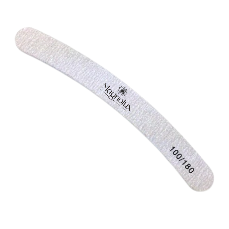 Magnolux Nail File 100/180 - Curved