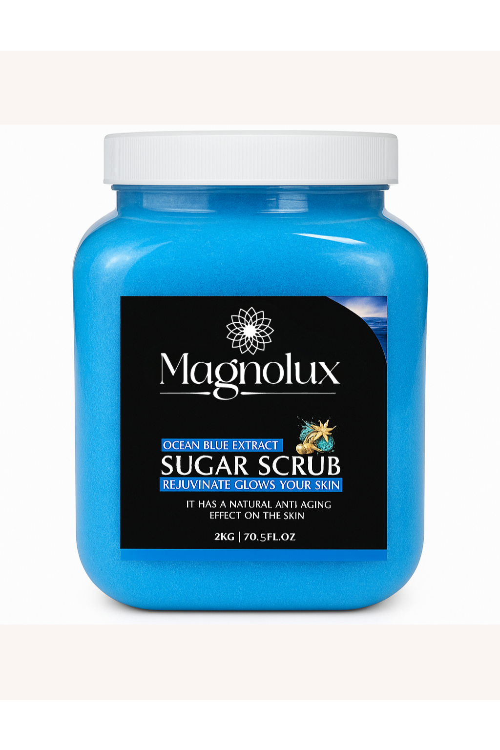 Magnolux Sugar Scrub 2KG - Ocean Blue