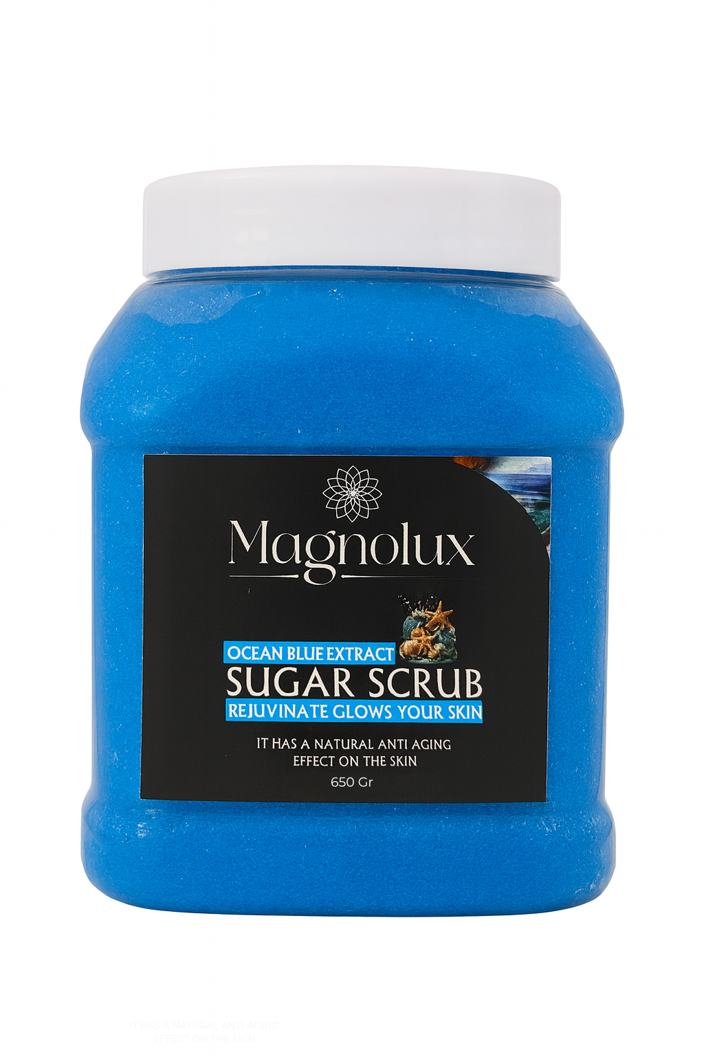 Magnolux Sugar Scrub 650G - Ocean Blue