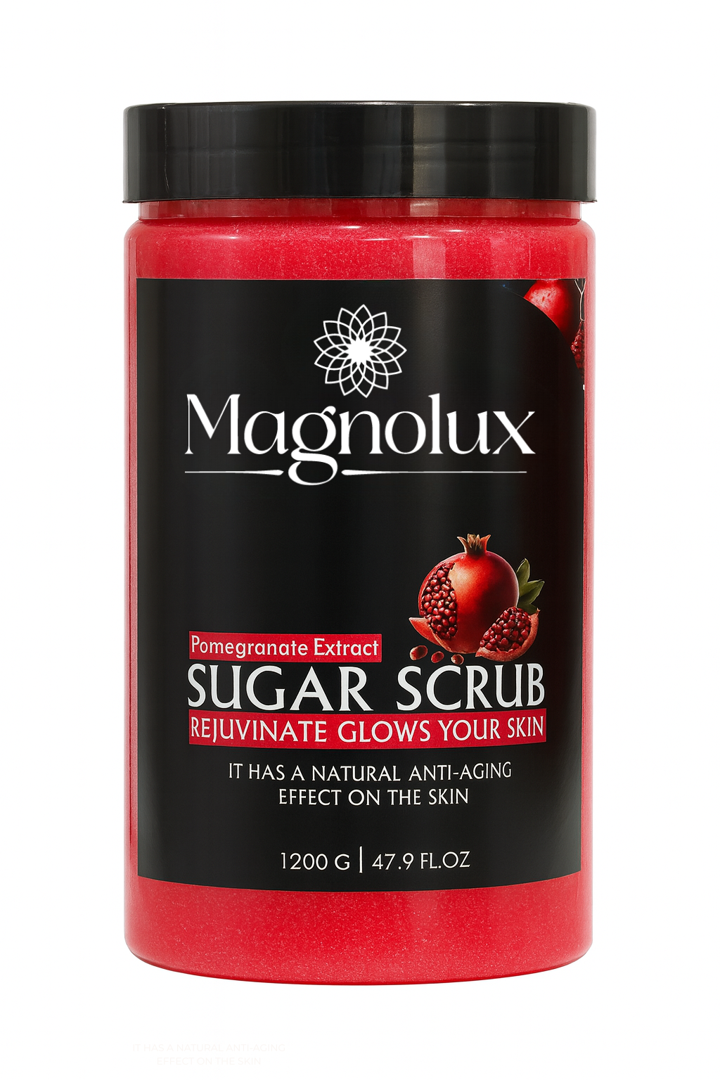 Magnolux Sugar Scrub 1200G - Pomegranate