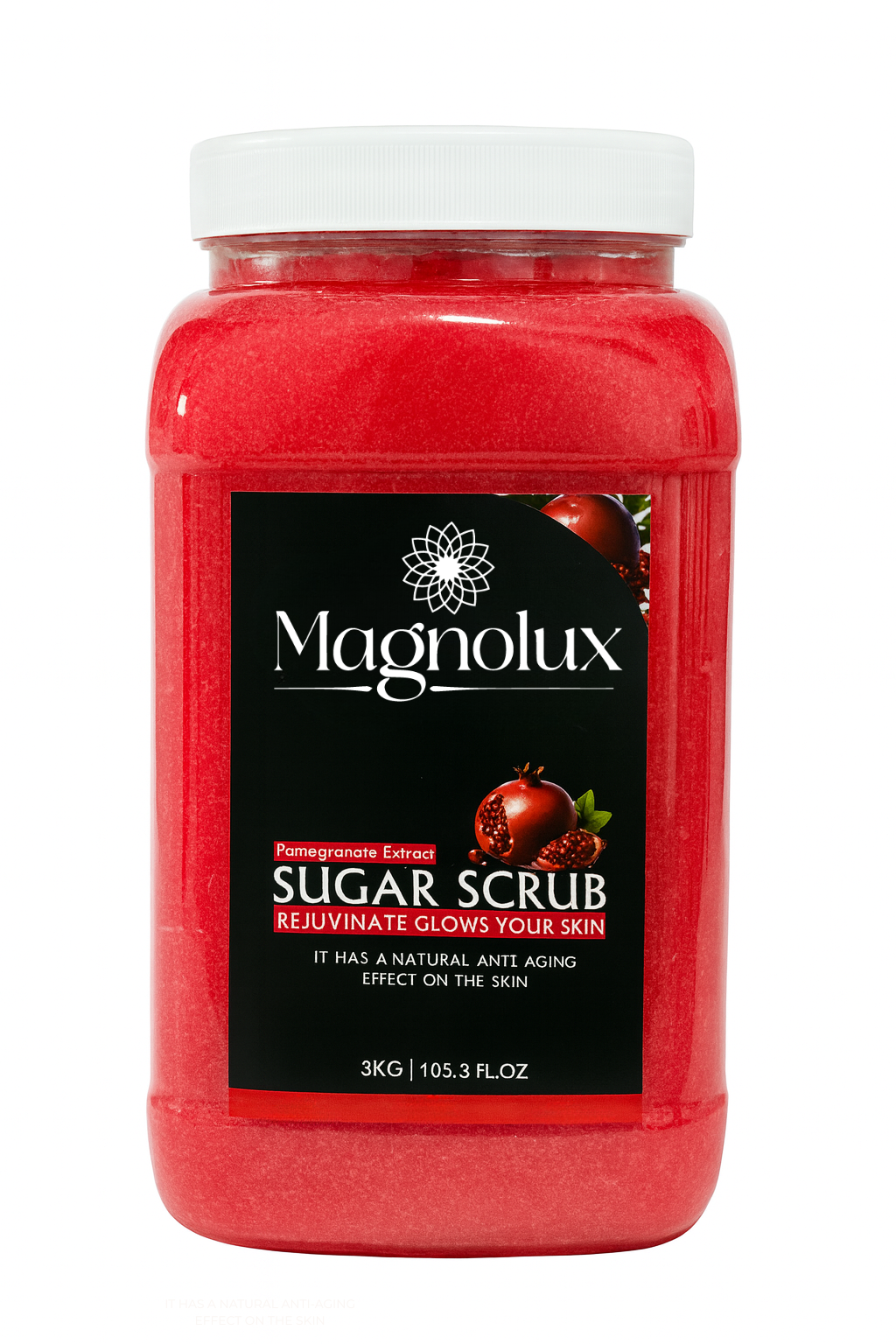 Magnolux Sugar Scrub 3KG - Pomegranate