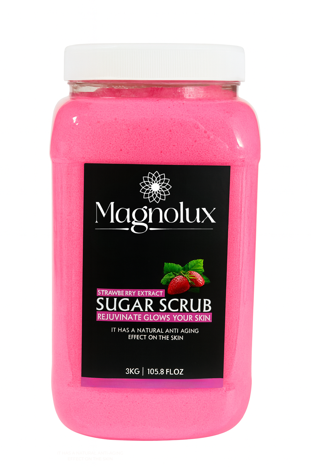 Magnolux Sugar Scrub 3KG - Strawberry