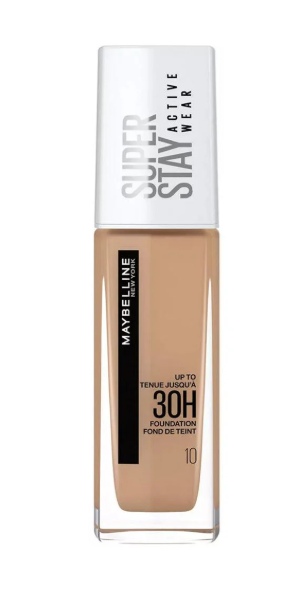 Maybelline SuperStay Full Coverage Liquid Foundation - 10 Ivory