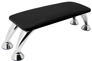 Metal-Leg Manicure Hand Rest - Black