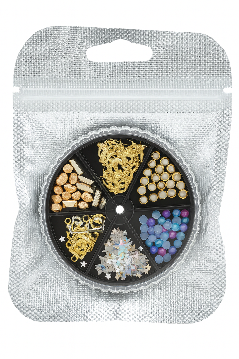 Mixed Nail Art Gem Wheel - 3