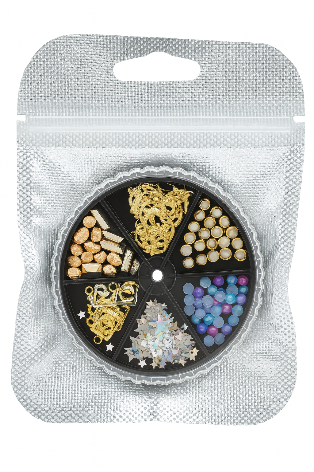 Mixed Nail Art Gem Wheel - 3