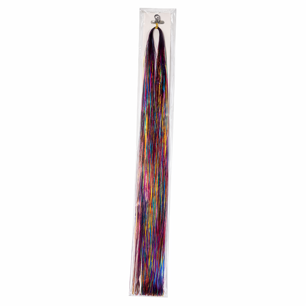 Hair Tinsel Extension Strands - Multicolor