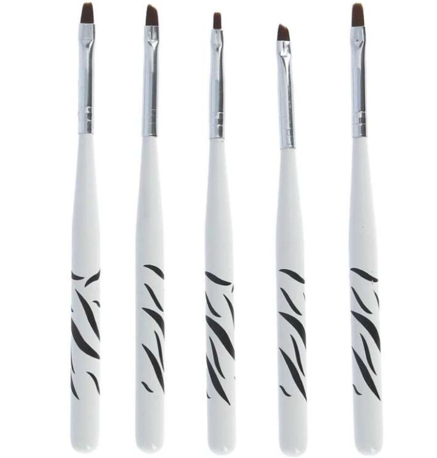 Nail Art Zebra Brush Set