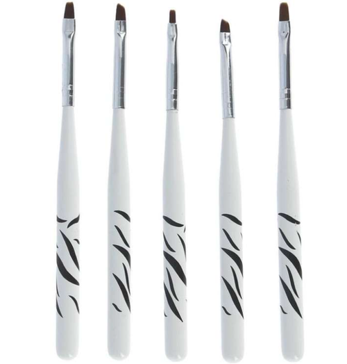 Nail Art Zebra Brush Set