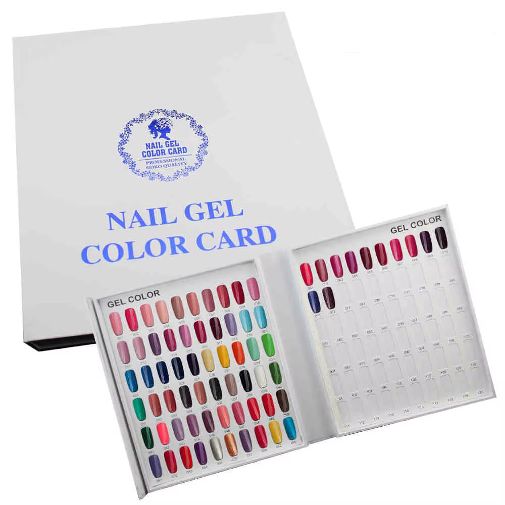 Nail Color Swatch Display Book