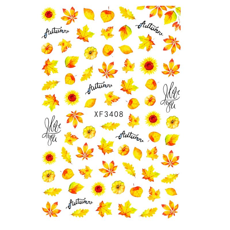 Nail Art Stickers - Autumn
