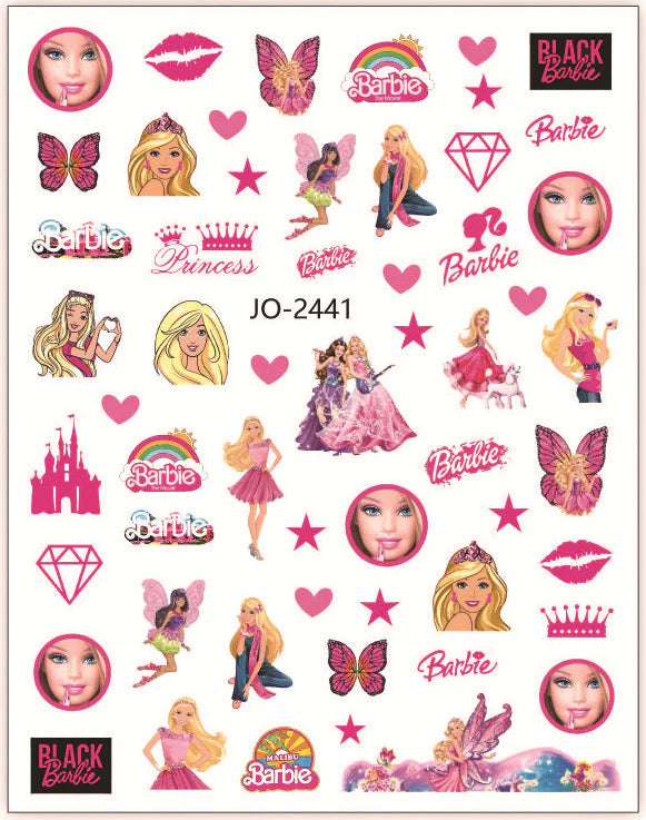 Nail Art Stickers - Barbie