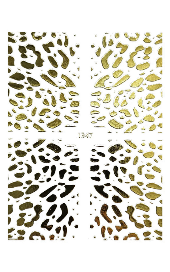 Nail Art Stickers - Cheetah