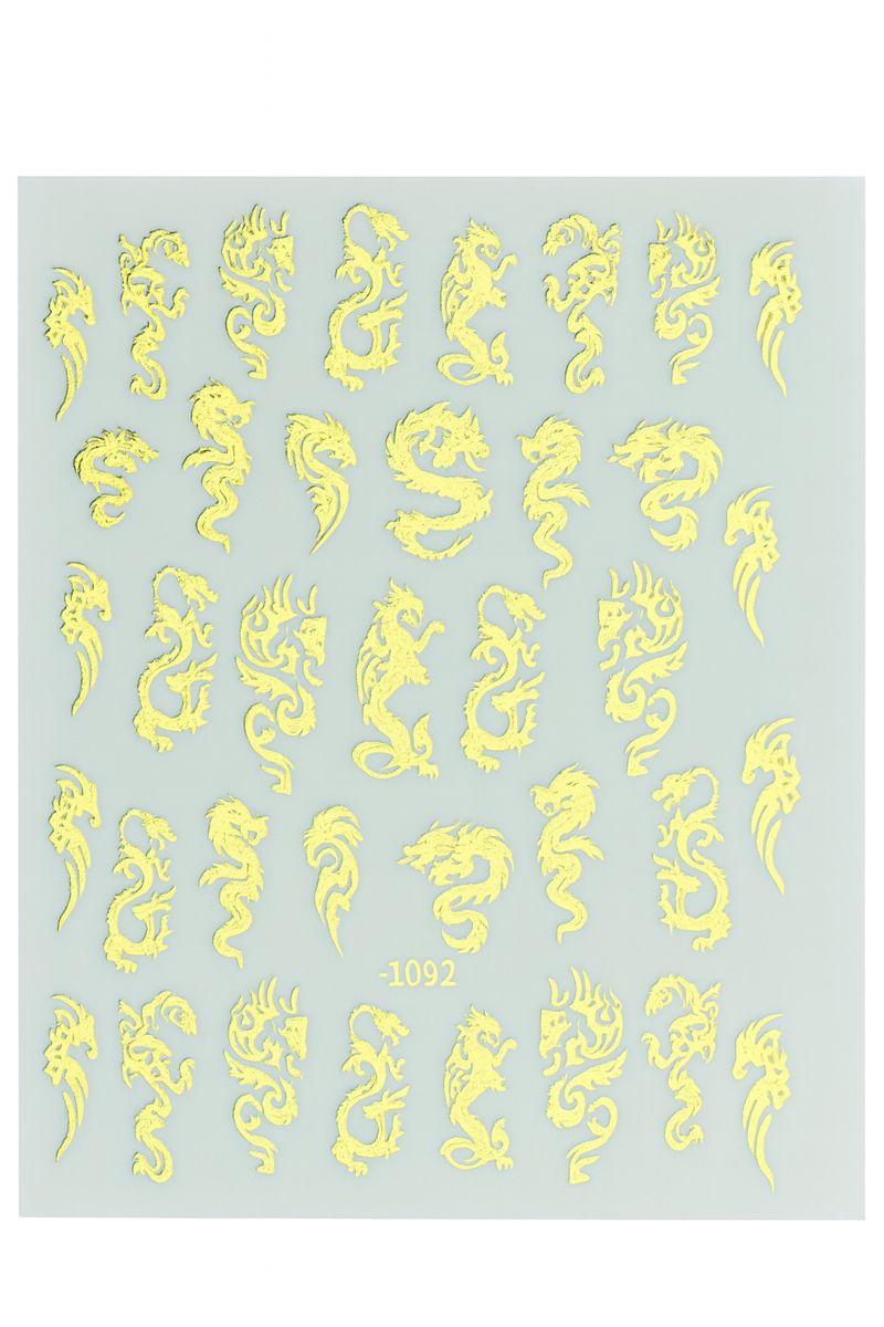 Nail Art Stickers - Dragon