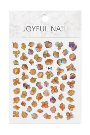 Nail Art Stickers - Dried Flowers