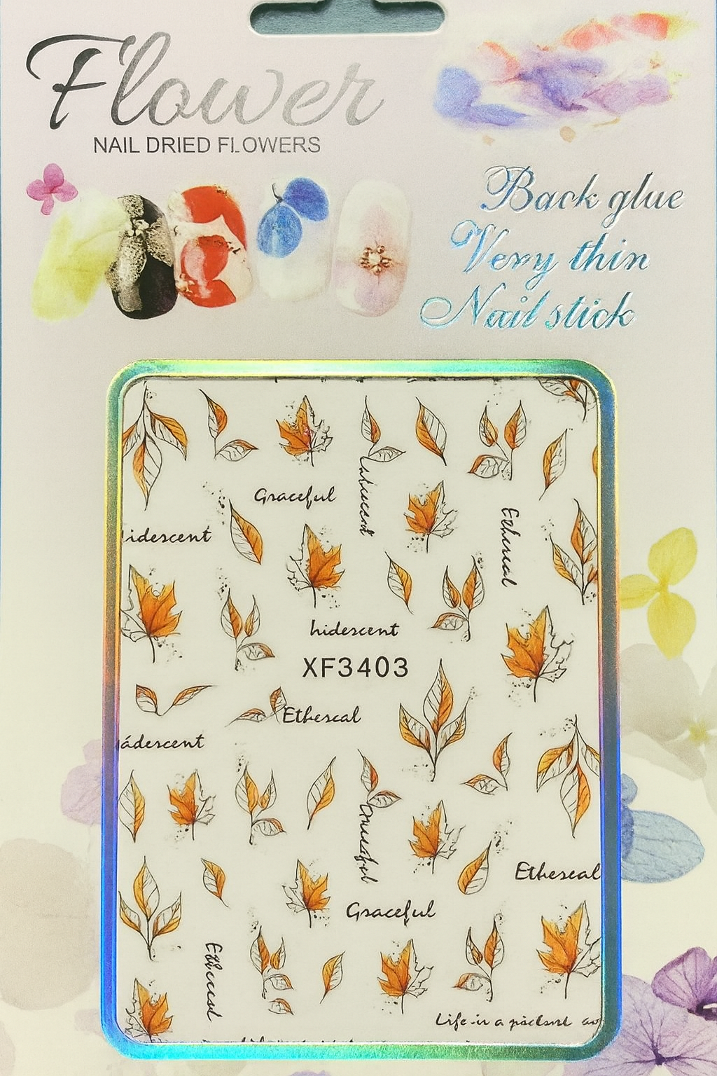 Nail Art Stickers - Fall Leaves 1
