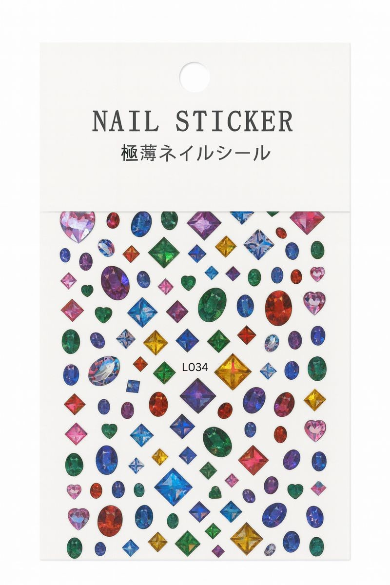 Nail Art Stickers - Gems