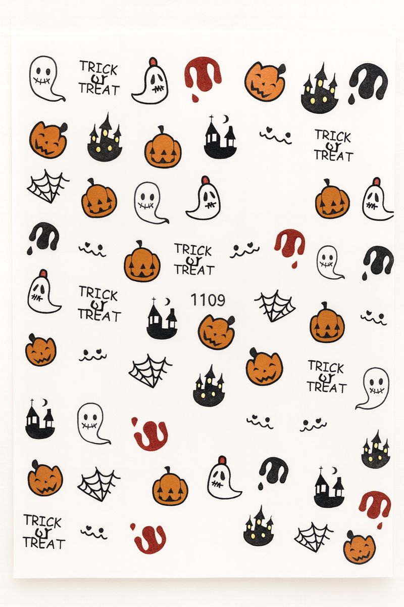 Nail Art Stickers - Halloween