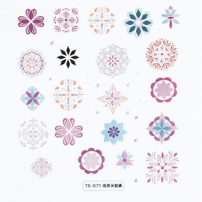 Nail Art Stickers - Mandala